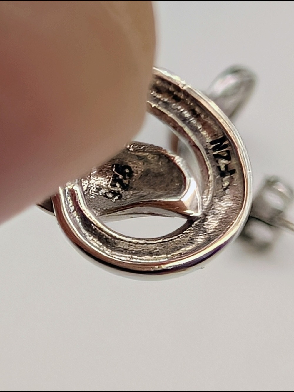 925 Sterling Silver Teardrop Stud Earrings - Picture 4 of 4